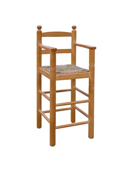 alt= taburete de madera TRONO