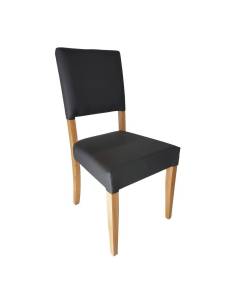 alt= silla de madera tapizada BANÚS