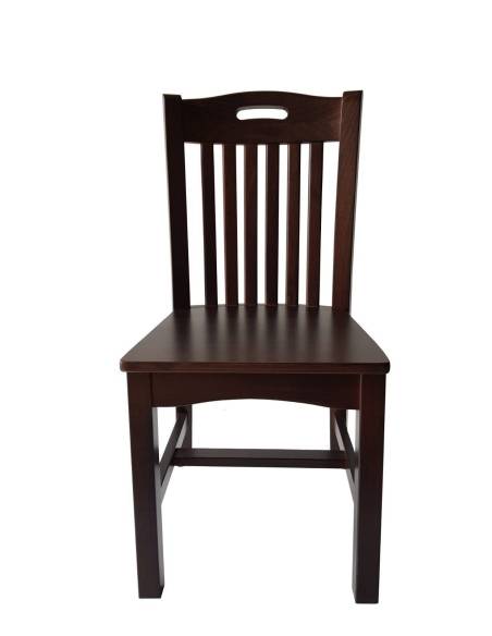 alt= silla de madera Sajonia