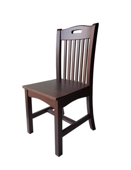 alt= silla de madera Sajonia