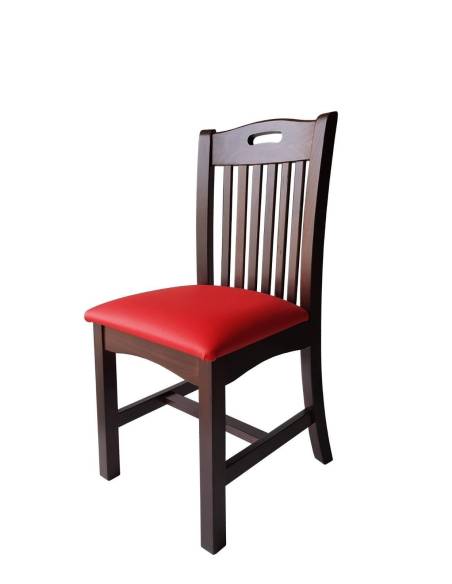 alt= silla de madera Sajonia