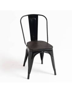 alt= silla Tolix madera oscura 2