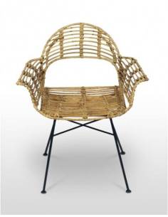 alt= silla Tanzania ratán natural 2