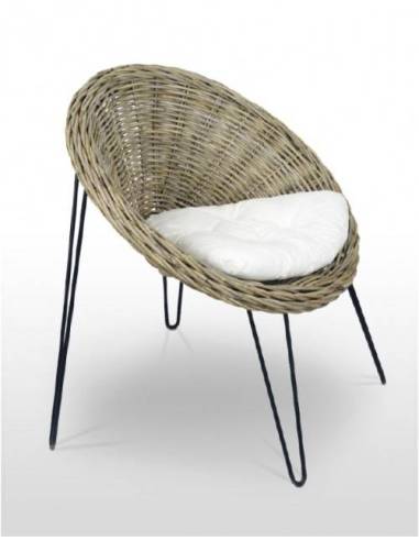 alt= sillón Congo bajo