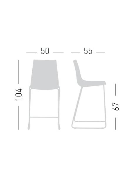 alt= Taburete Colorfive Wrap ST 66
