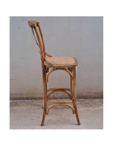 alt= Taburete Krossback thonet