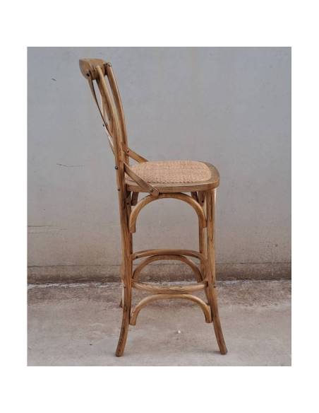 alt= Taburete Krossback thonet