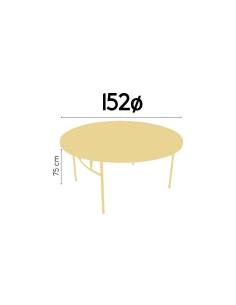 alt= Mesa Catering Redonda 152ø x 75 2
