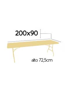 alt= Mesa Catering Rectangular 200x90x75 2