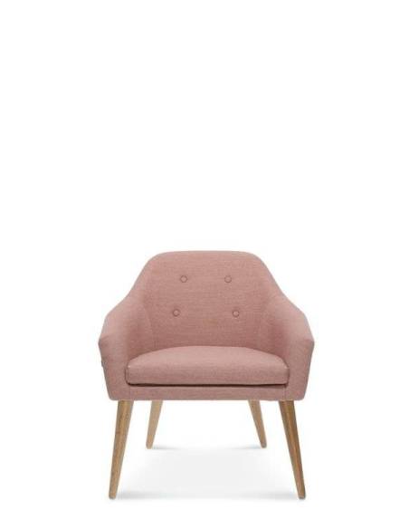 alt= Sillón Shell Roble