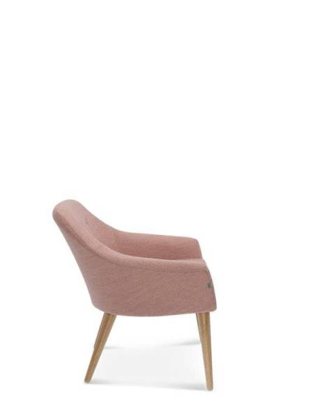 alt= Sillón Shell Roble