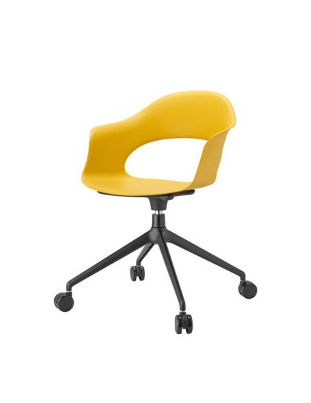 alt= Sillón Lady B con ruedas