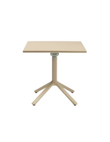 alt= Mesa Eco Folding 80 cm. x 80 cm. Smooth Top