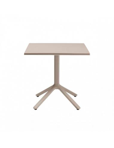 alt= Mesa Eco Fixed 70 cm. x 70 cm. Smooth Top