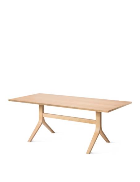 alt= Mesa Hey Long Roble 90 cm. x 200 cm