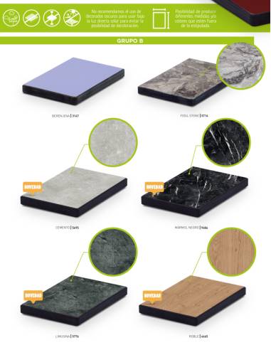 alt= Mesa Deco-H-C-R Aluminio Epoxi