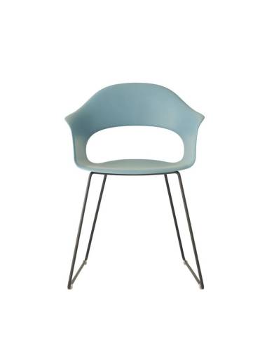 alt= Sillón Lady B con patín deslizante