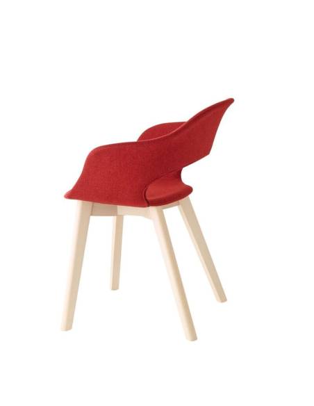 alt= Sillón Natural Lady B Pop tapizado