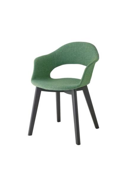 alt= Sillón Natural Lady B Pop tapizado