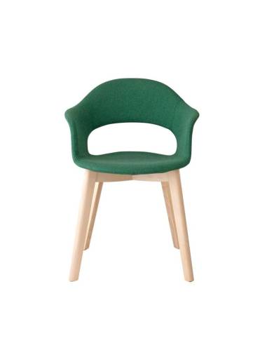 alt= Sillón Natural Lady B Pop tapizado