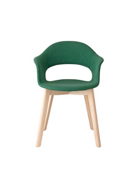 alt= Sillón Natural Lady B Pop tapizado