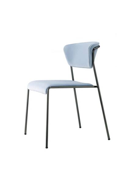 alt= Silla Lisa tapizada