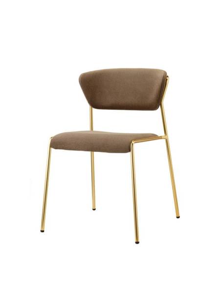 alt= Silla Lisa tapizada