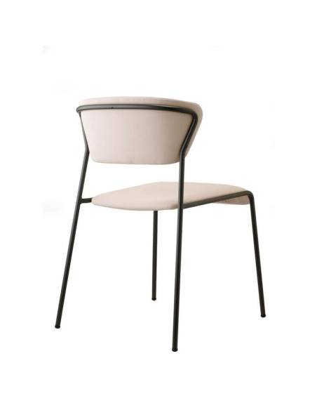 alt= Silla Lisa tapizada