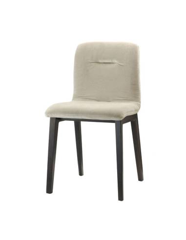 alt= Silla Alice Natural tapizada