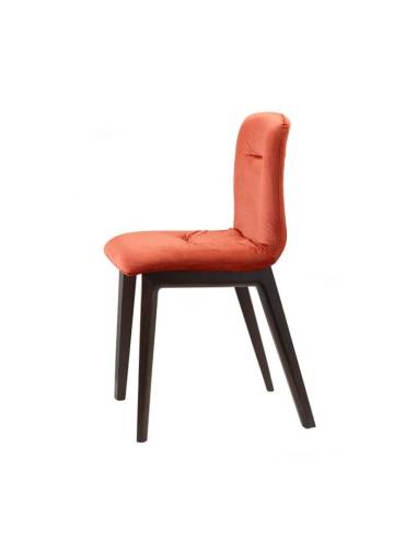 alt= Silla Alice Natural tapizada