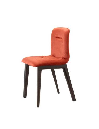 alt= Silla Alice Natural tapizada