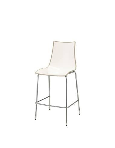 alt= Taburete Zebra Bicolor 65