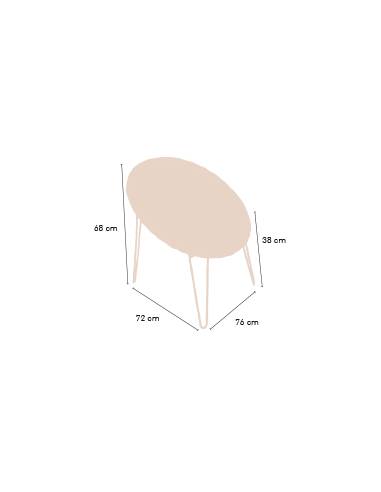 alt= sillón Congo bajo