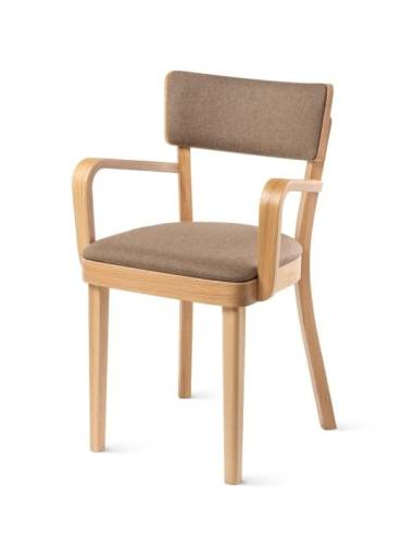 alt= Sillón Solid Haya tapizado