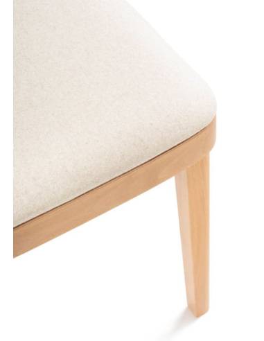 alt= Silla Solid Roble tapizada