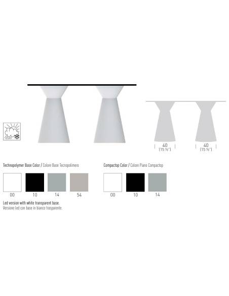 alt= Mesa ROLLER DOBLE