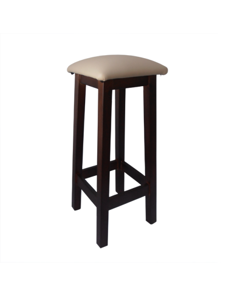alt= Taburete de madera GINETA